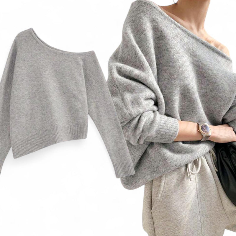 LOOM Assymetrical Long Sleeve Sweater