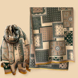 WRAP Warm Jacquard Shawl Scarf (Onhand)