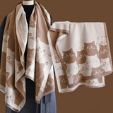 WRAP Warm Jacquard Shawl Scarf (Onhand)