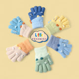 LITTLE DREAMERS Cute Dinosaur Design Full Warm Gloves