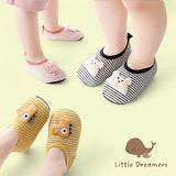 LITTLE DREAMERS Toddler Breathable Anti Slip Floor Socks Slippers