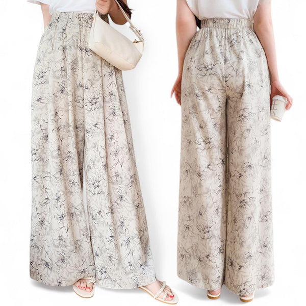 GYPSY Dainty Floral Printed Loose Pants