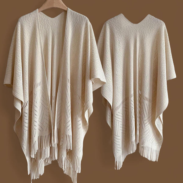 WRAP Boho Poncho Knitted Cardigan Shawl