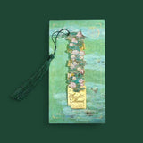 CRAFTY Artist Painting Metal Bookmark w Tassel