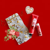 2SKN GIFTIES Christmas Themed Scented Moisturizing Hand Cream & Lip Balm Gift Set