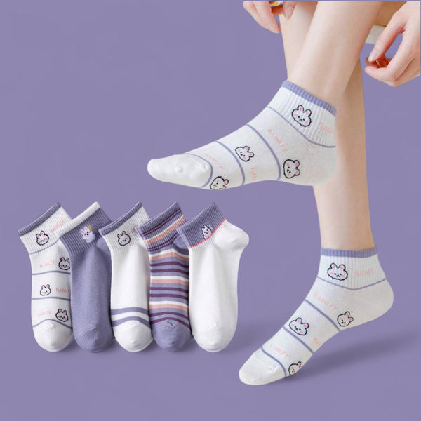 FOOTSIES Purple Series Socks Set