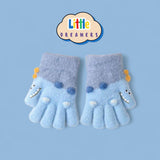 LITTLE DREAMERS Cute Dinosaur Design Full Warm Gloves