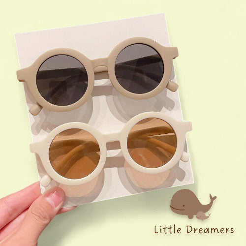 LITTLE DREAMERS 2pc Round Kids Sunglasses Eyewear Set