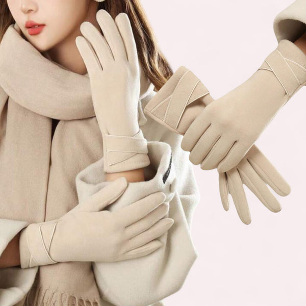 ROYALTEA Winter Warm Fleece Lined Gloves