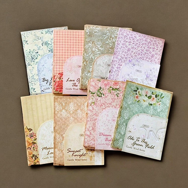 CRAFTY 30pcs Vintage Paper Set DIY Scrapbooking