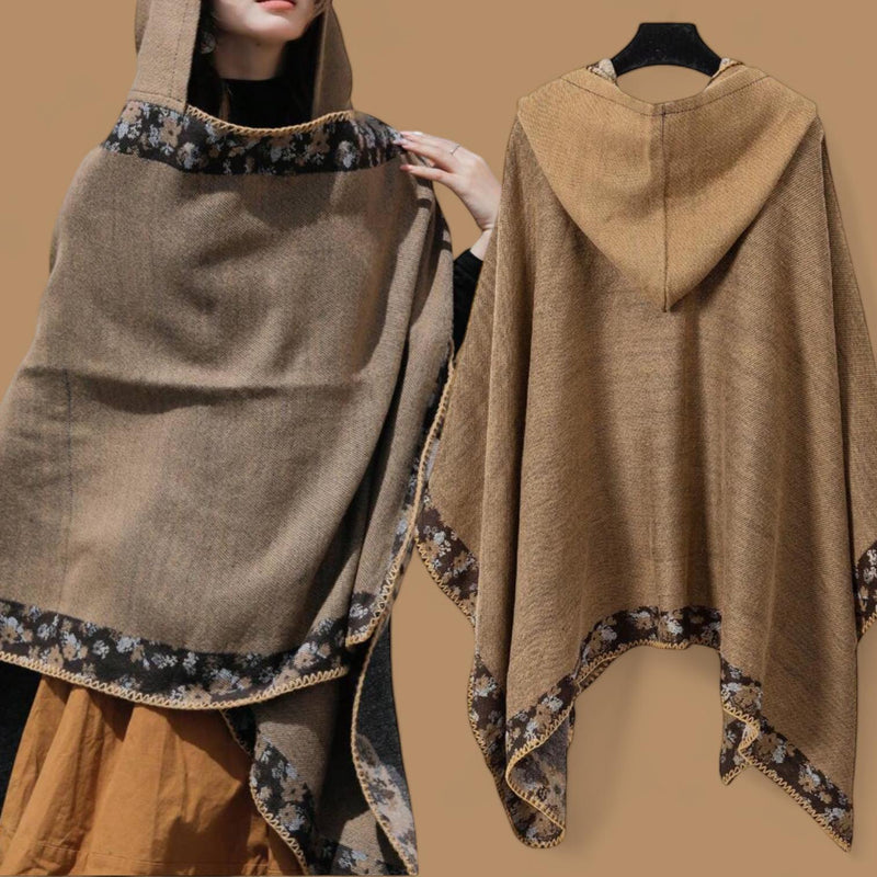 WRAP Boho Hooded Cloak Cape