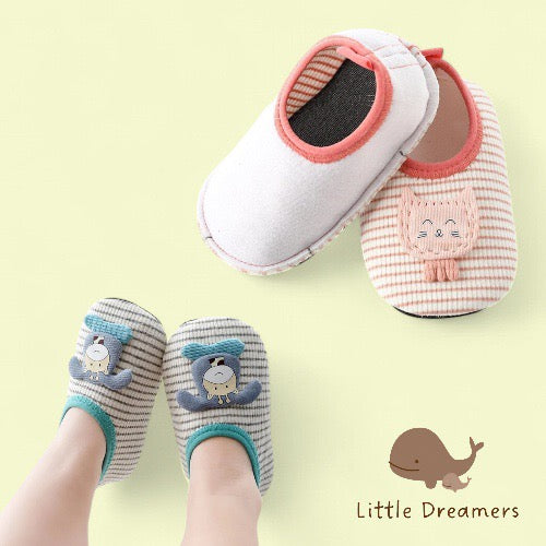 LITTLE DREAMERS Toddler Breathable Anti Slip Floor Socks Slippers