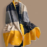 WRAP Warm Jacquard Shawl Scarf (Onhand)