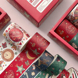 GIFTIES Christmas Themed Washi Tape Arts Crafts 6rolls Pack