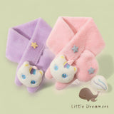 LITTLE DREAMER Plush Cute Cat Warm Neck Wrap