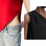 BLK One Shoulder Asymmetric Casual Top