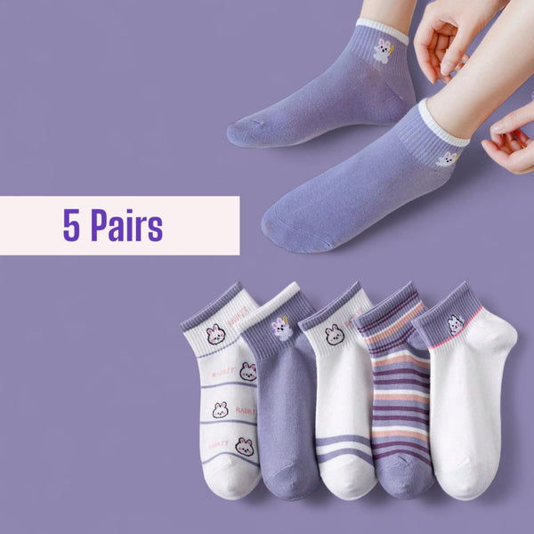 FOOTSIES Purple Series Socks Set