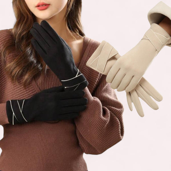 ROYALTEA Winter Warm Fleece Lined Gloves