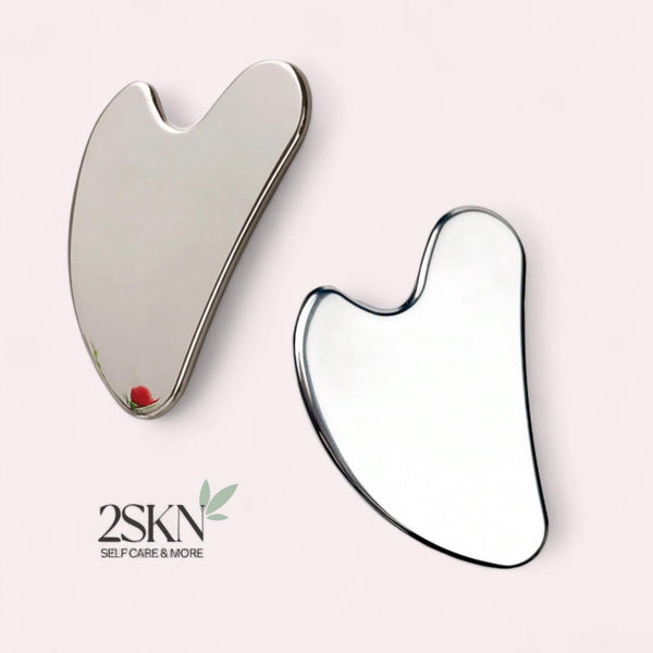 2SKN Stainless Steel Gua Sha Facial Massage Tools 1pc