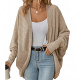 LOOM Batwing Open Coat Loose Knit Cardigan