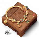 BLING Ruyi Auspicious Beast Pendant Bracelet