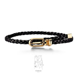 TAILLE Braided Leather Metal Buckle Skinny Colored Belt