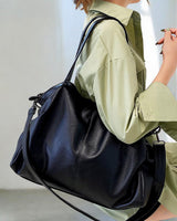 BOLSO Minimalist Large Leather Versatile Tote Bag