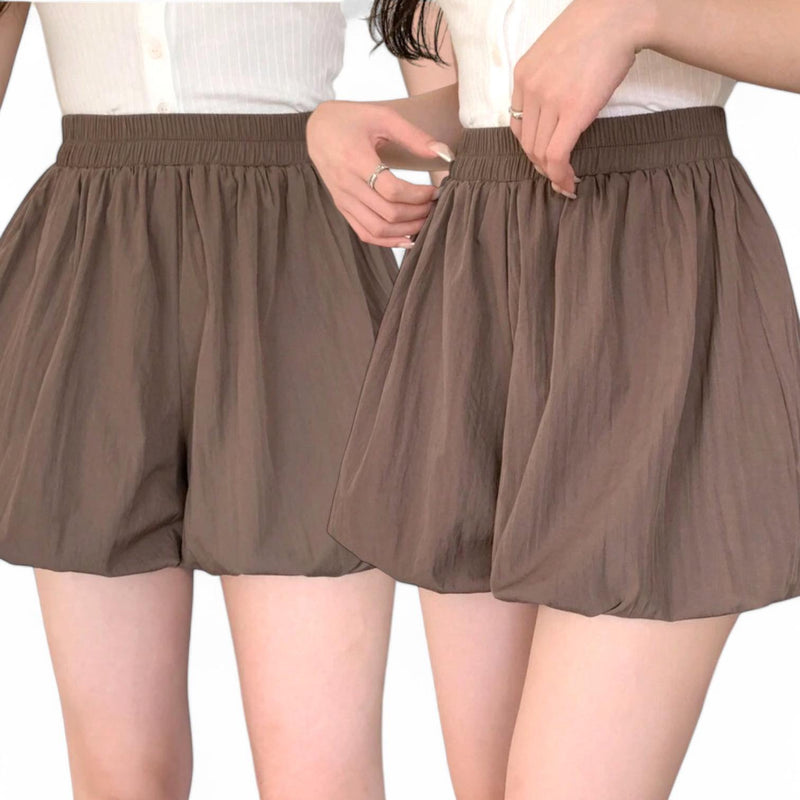 BLK Bloomer Lantern Woven Elastic Shorts