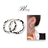 BLING Two Tone Elegant Vintage Bespoke Pair of Earrings