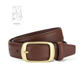 TAILLE Classic 1.1” Metal Buckle Classic Leather Waist Belt