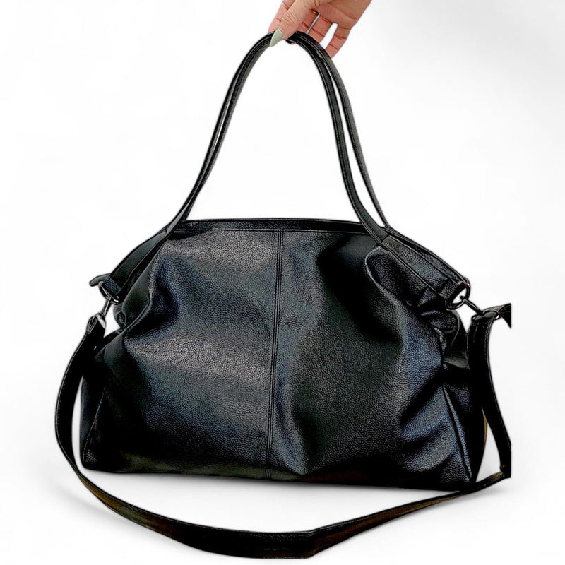 BOLSO Minimalist Large Leather Versatile Tote Bag