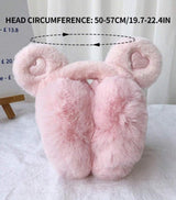 LITTLE DREAMERS Heart Ears Plush Ear Muffs for Kid