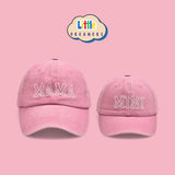 LITTLE DREAMERS 2pcs Matching Mama & Mini Baseball Cap Hat Set