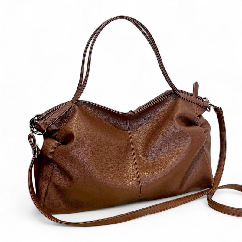 BOLSO Minimalist Large Leather Versatile Tote Bag