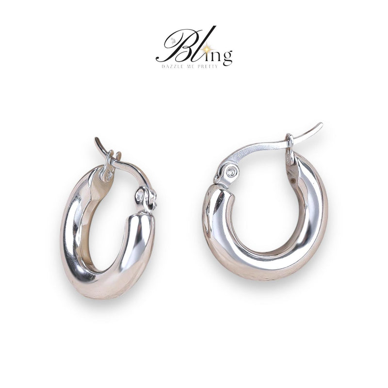 BLING Mini Hoops Vintage Classic Pair of Earrings