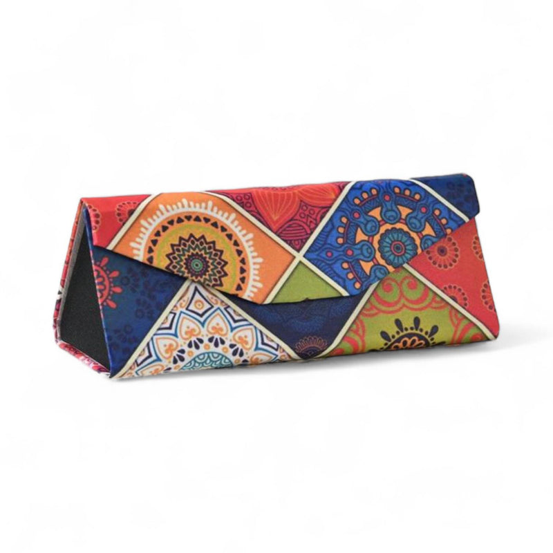 BOLSO Moroccan Print Foldable Eyeglass Storage Case