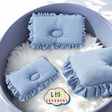 LITTLE DREAMERS Cotton Raffles Baby Pillow