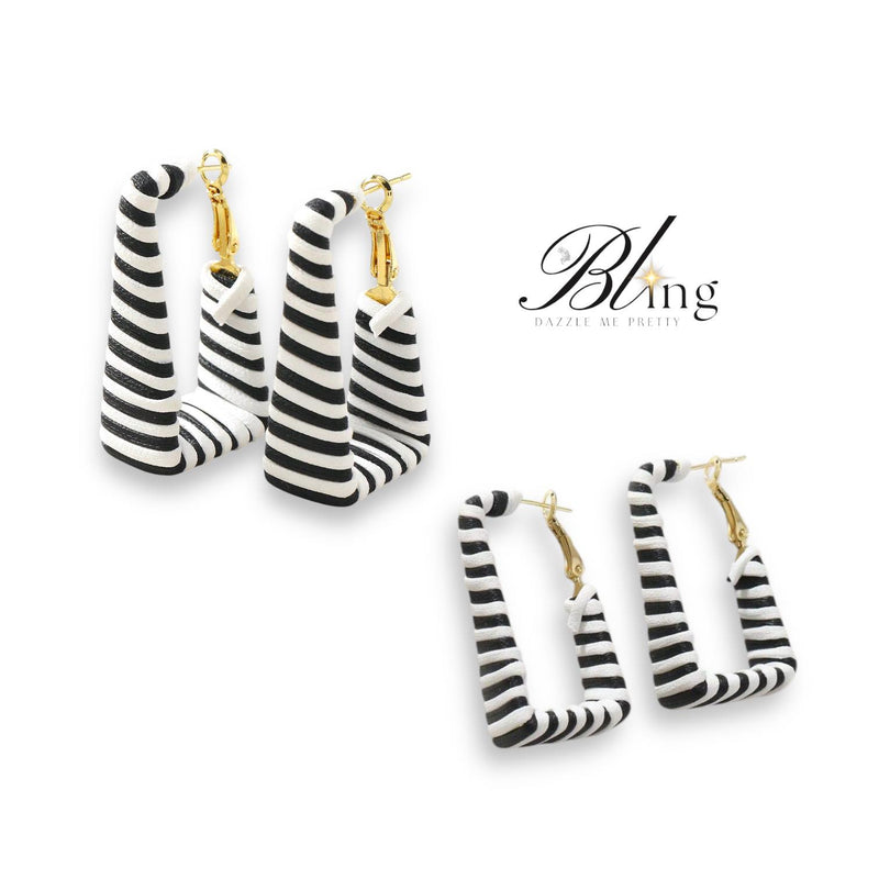 BLING Two Tone Elegant Vintage Bespoke Pair of Earrings