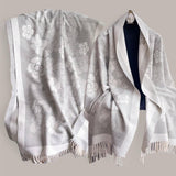 WRAP Warm Jacquard Shawl Scarf (Onhand)