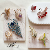 BLING Dapo Birds Exquisite Elegant Detail Brooch Collection