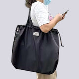 BOLSO Funky Color Oversized Nylon Foldable Shopper's Tote Bag