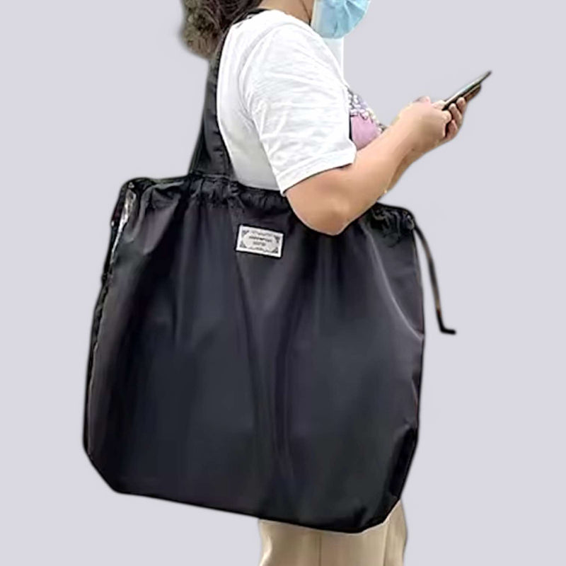 BOLSO Funky Color Oversized Nylon Foldable Shopper's Tote Bag
