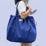 BOLSO Funky Color Oversized Nylon Foldable Shopper's Tote Bag