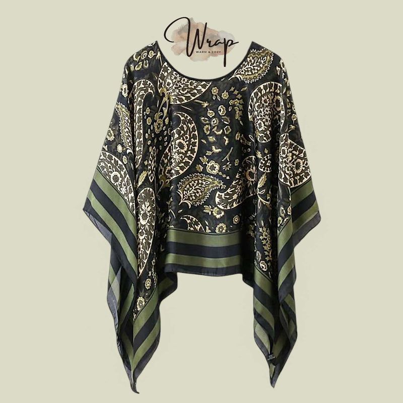 WRAP Artist Printed Shawl Cover Up