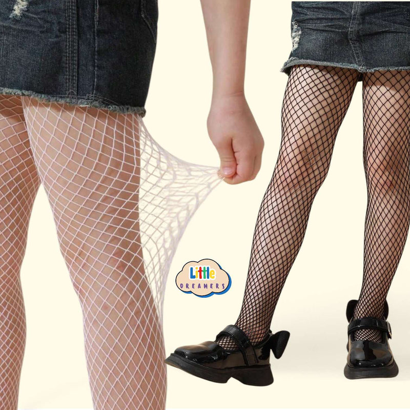 LITTLE DREAMERS Fishnet Pantyhose for Young Girls