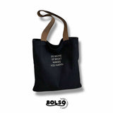 BOLSO Printed Vintage Canvas Tote Bag