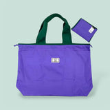 BOLSO Funky Color Oversized Nylon Foldable Shopper's Tote Bag