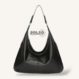 BOLSO Classic Leather Large Hobo Bag