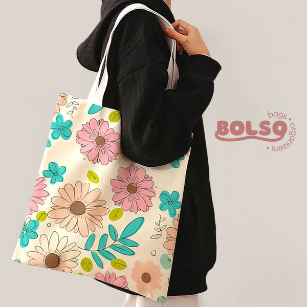 BOLSO Printed Floral Essential Shopper Bag