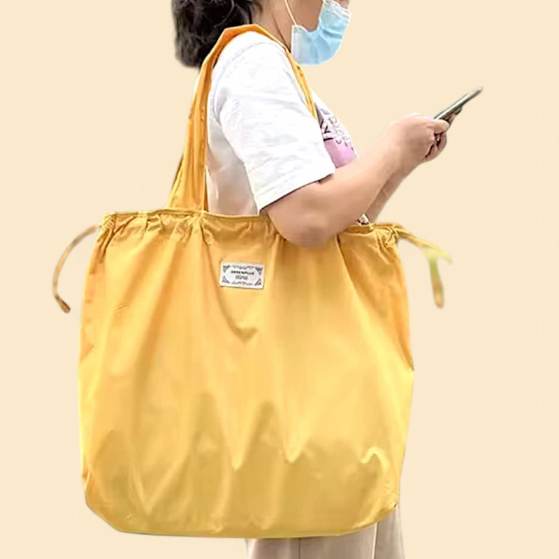 BOLSO Funky Color Oversized Nylon Foldable Shopper's Tote Bag